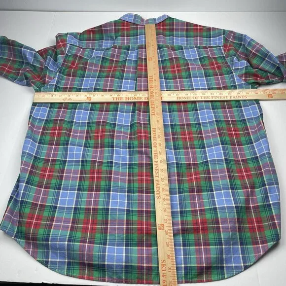 Vineyard Vines Men's Multi Color Plaid Cotton Dress Shirt Xl $178 - Picture 3 of 12